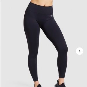 Gymshark Fit Mid-Rise Leggings - Black/White NWT